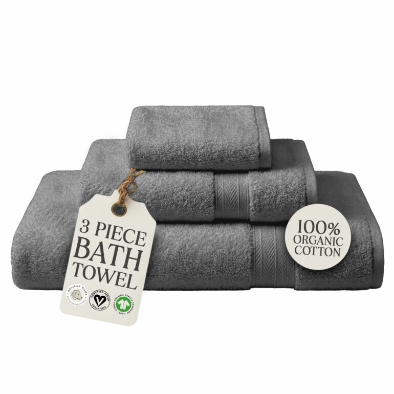 Amazon Pinzon 820 GSM luxury cotton bath towel white