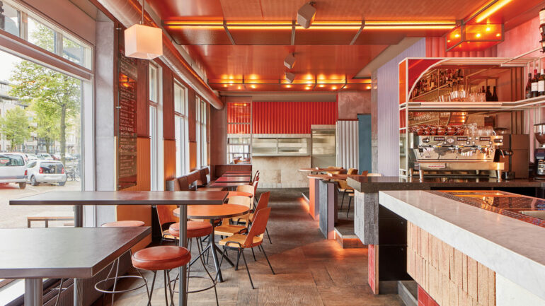 amsterdam brown bar interior