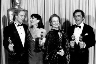 Anjelica Huston London dinner party socialite formal gala elegant