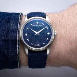 Arsène Lippens Artigiano Sashiko Denim indigo watch 2026