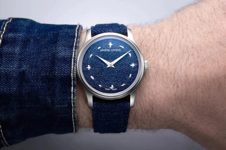 Arsène Lippens Artigiano Sashiko Denim indigo watch 2026