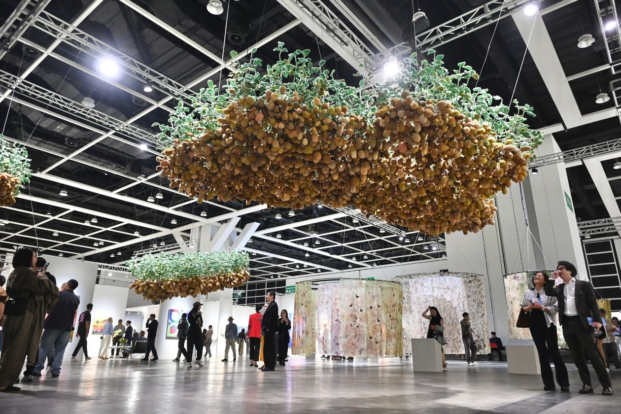 Art Basel fair booth neon art installation 2026