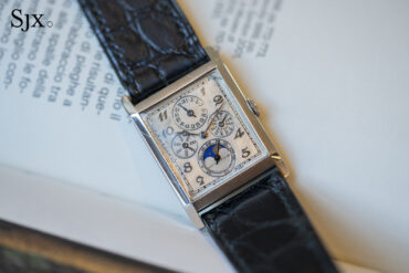 Audemars Piguet rectangular triple calendar platinum 1927 Monaco auction