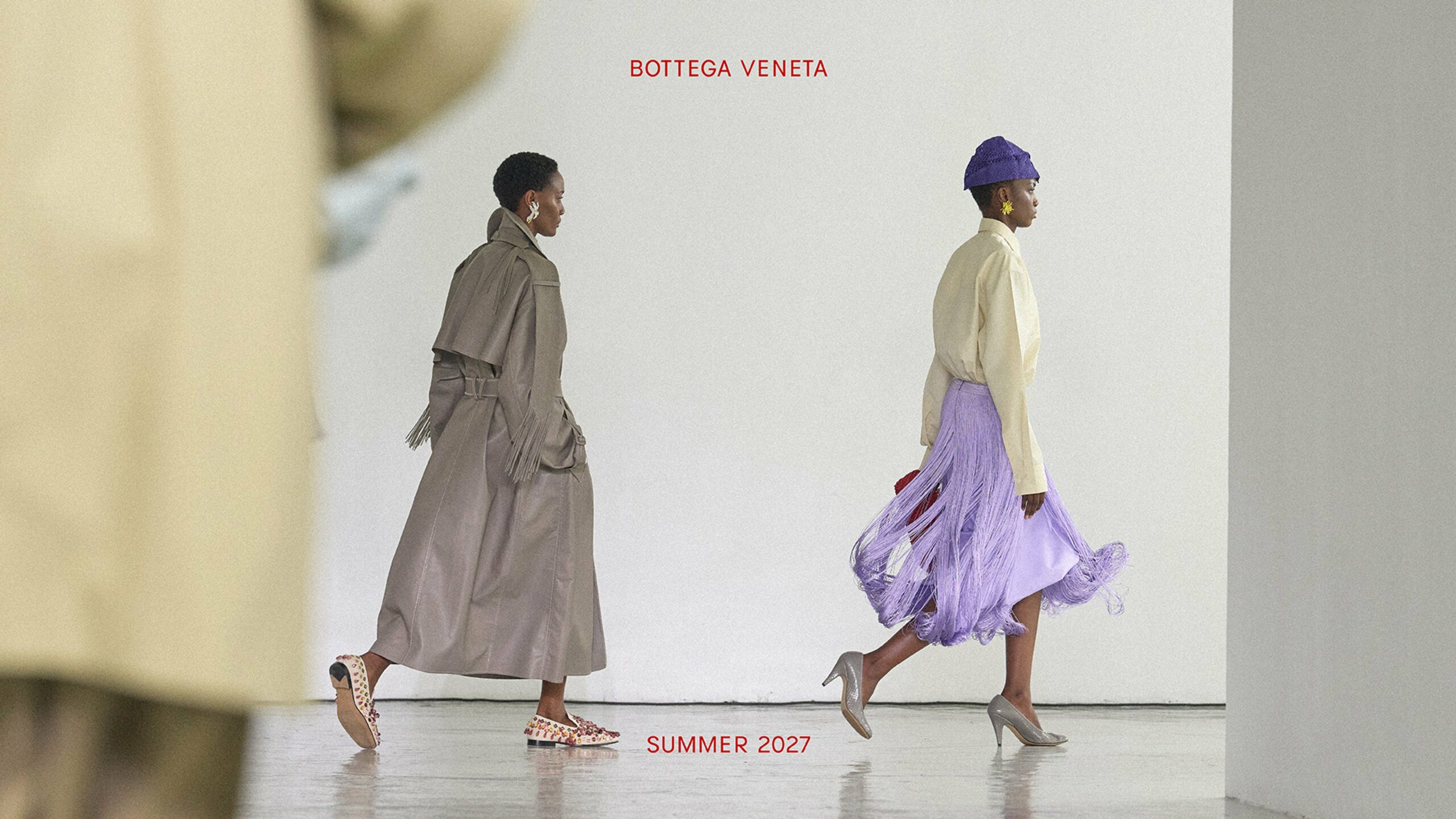 Bottega Veneta runway Intrecciato notebook Spring Summer 2027