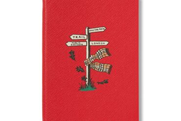 Burberry Smythson leather notebook travel chessboard 2026