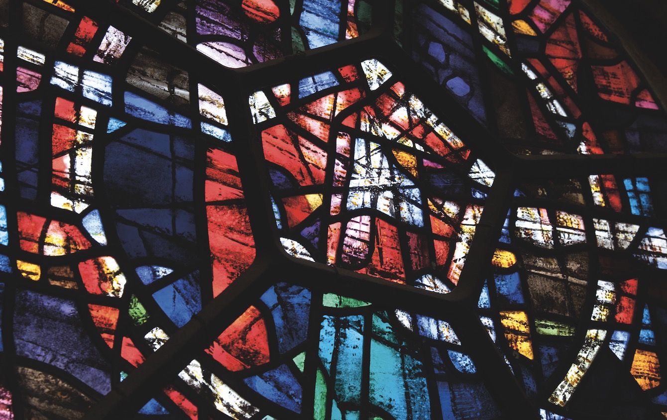 Cathedral Core geometric stained glass window Autumn 2026