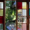 Cathedral Core geometric stained glass window interior Autumn 2026