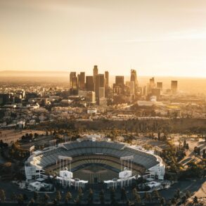 Dodger Stadium Los Angeles Chavez Ravine midcentury modern architecture