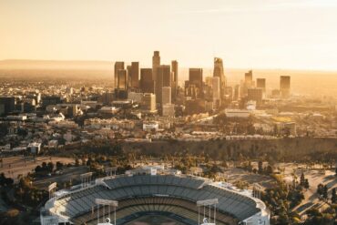Dodger Stadium Los Angeles Chavez Ravine midcentury modern architecture