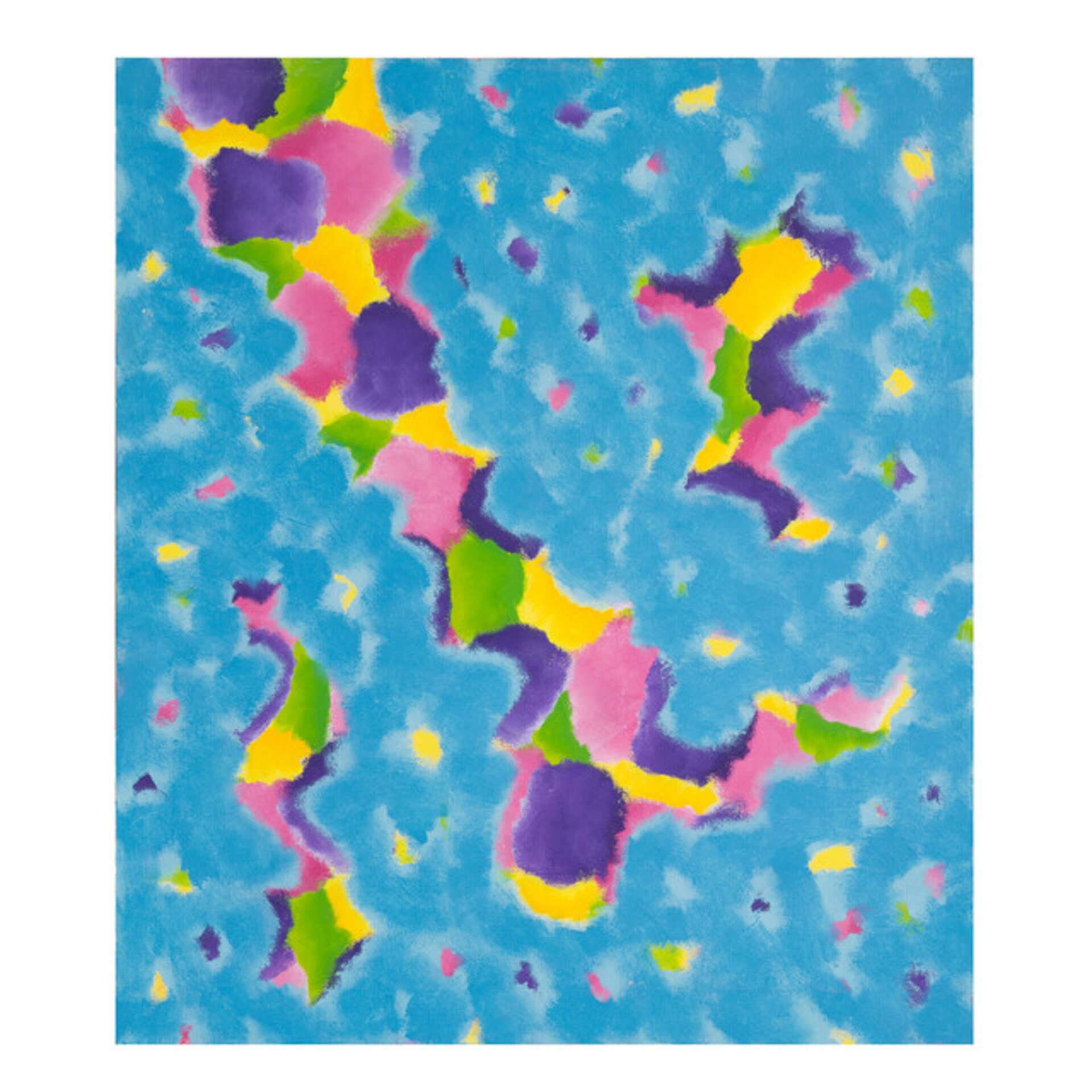 Gershon Iskowitz Blue Mauve-C 1980 oil painting