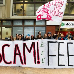 Goldsmiths University of London UCU strike picket line 2026