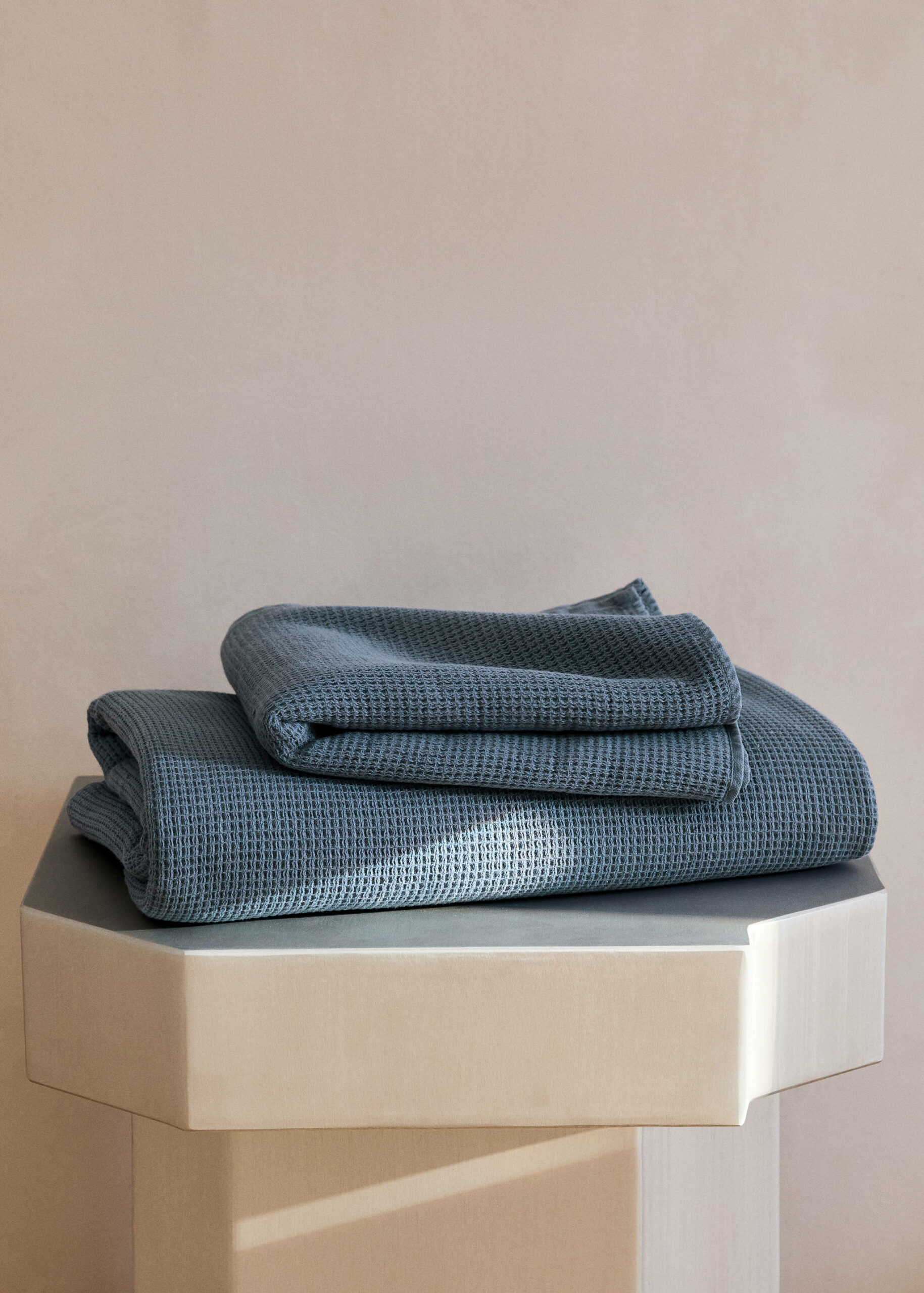 GSM, grey waffle weave cotton bath towel 2026