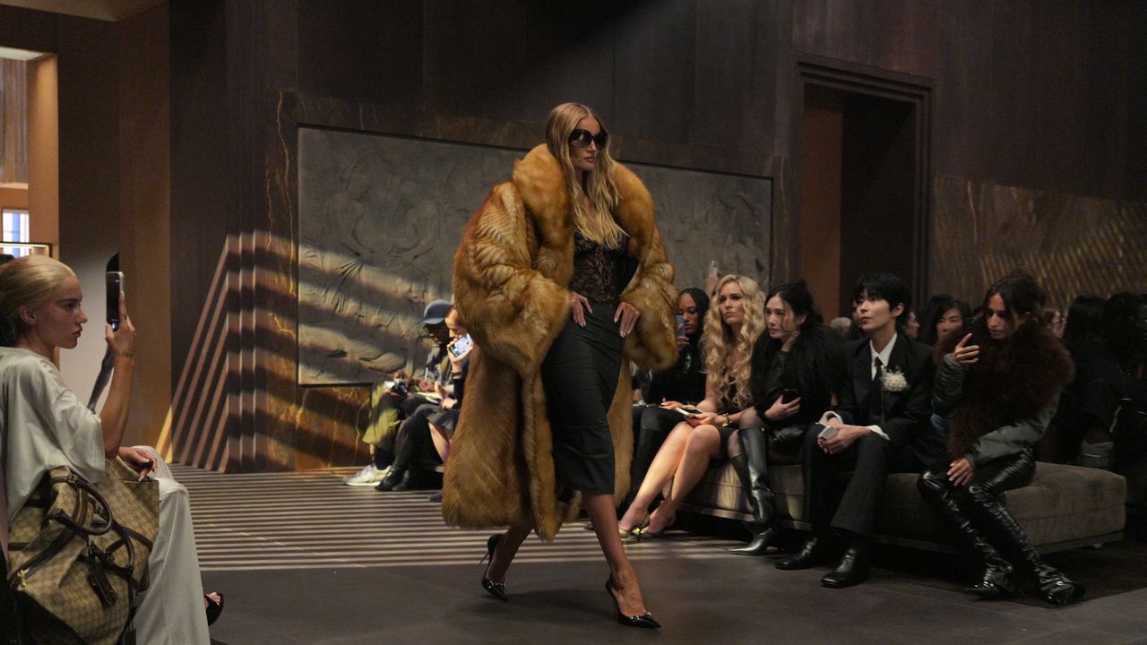 Gucci Spring Summer 2027 Paonazzo marble store interior