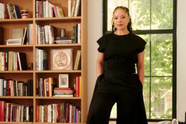 Joeonna Bellorado-Samuels Clinton Hill Brooklyn apartment sculptural chairs