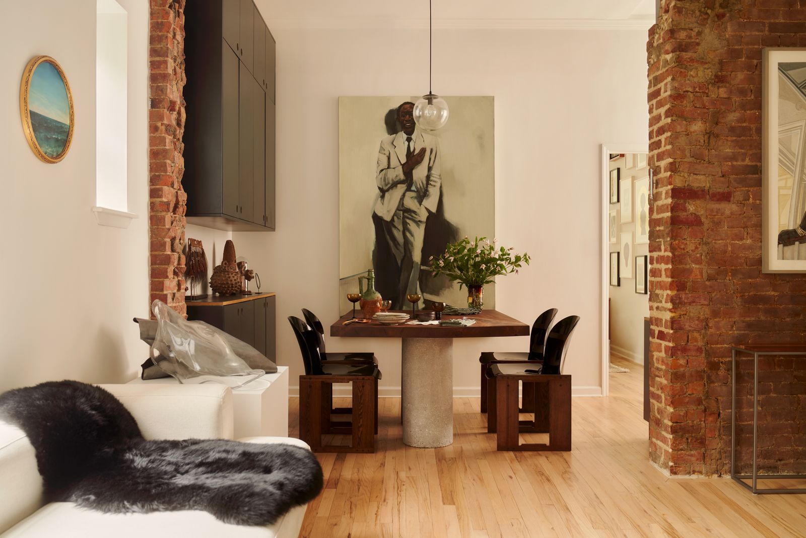 Joeonna Bellorado-Samuels sculptural chairs Brooklyn apartment 2026