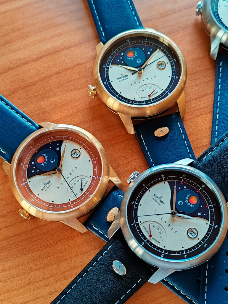 KronSegler Solaris Sun Phase Automatic gold plated steel 2026