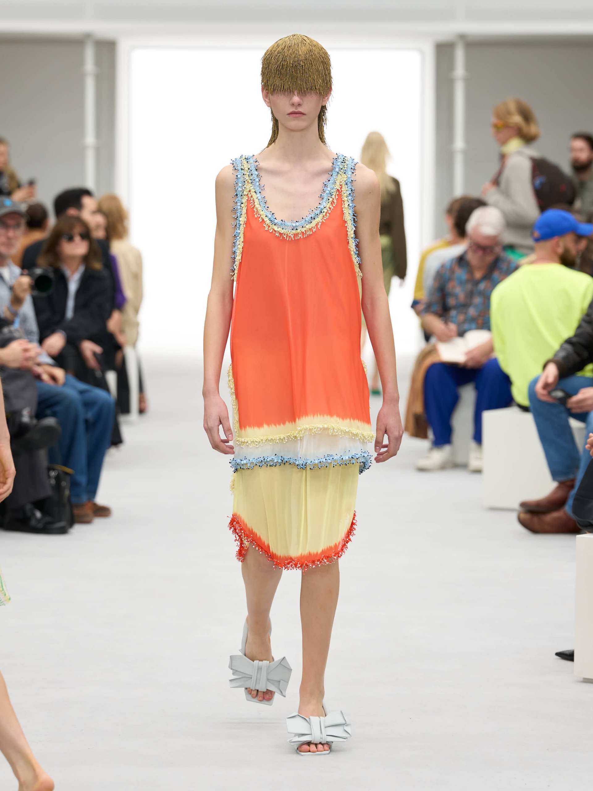 Loewe Spring Summer 2027 runway look basketball jersey