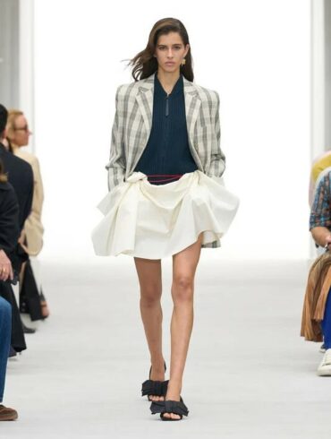 Loewe Spring Summer 2027 runway show Chateau de Vincennes
