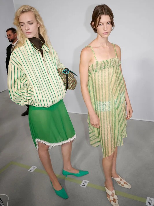 Loewe Spring Summer 2027 show set Chateau Vincennes