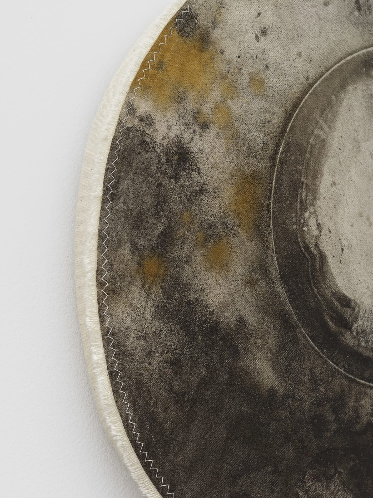 Lucy Dodd charred peat fragments Findhorn River 2026