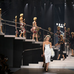 Milan fashion week catwalk