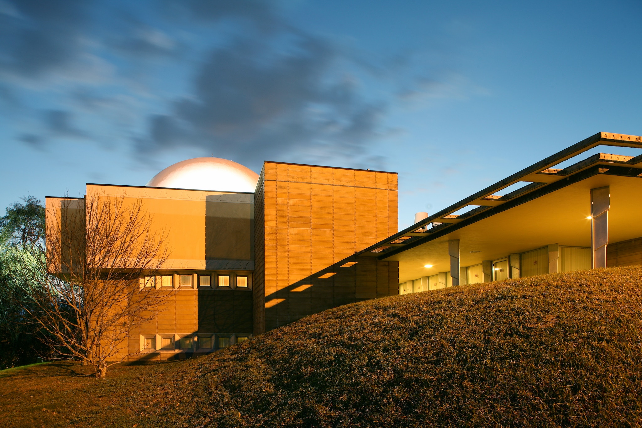 Miller Planetarium Frank Lloyd Wright exterior dome 2026