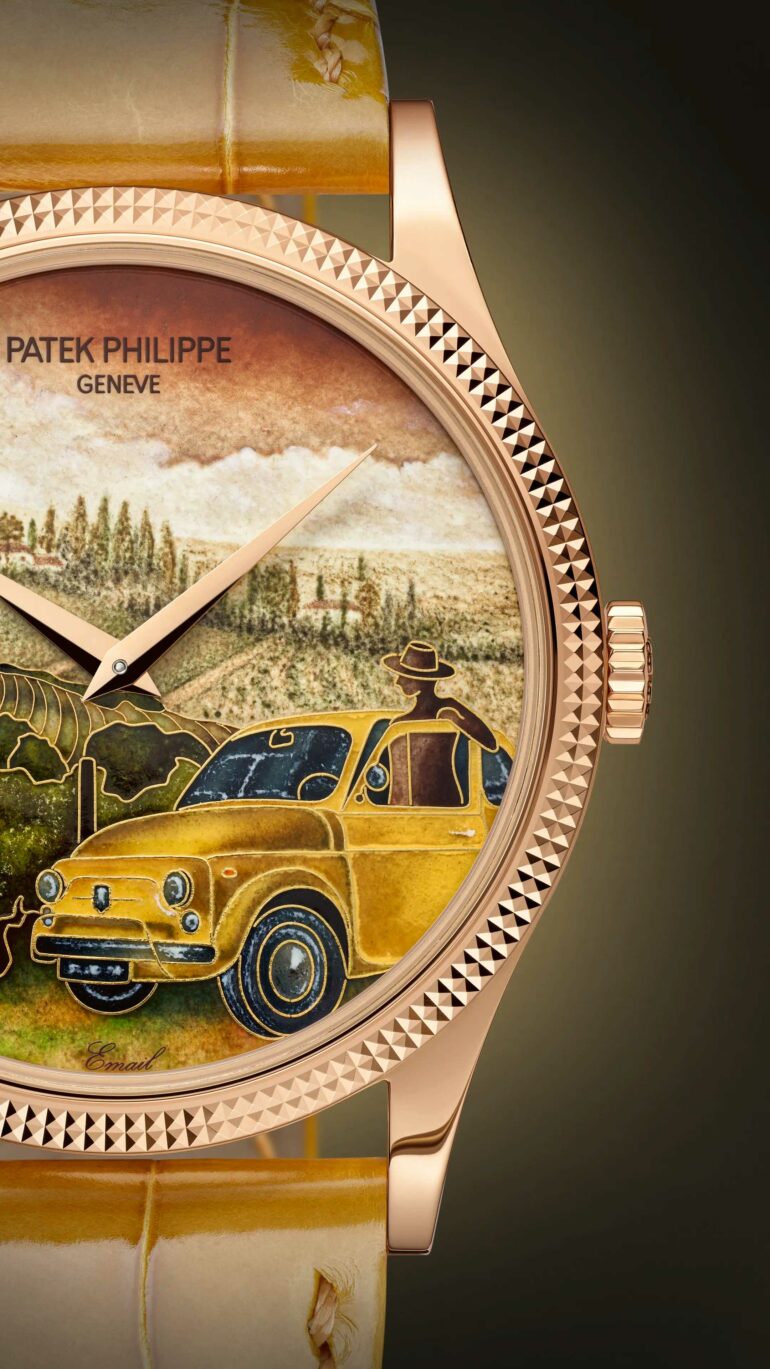 Patek Philippe cloisonne enamel dial