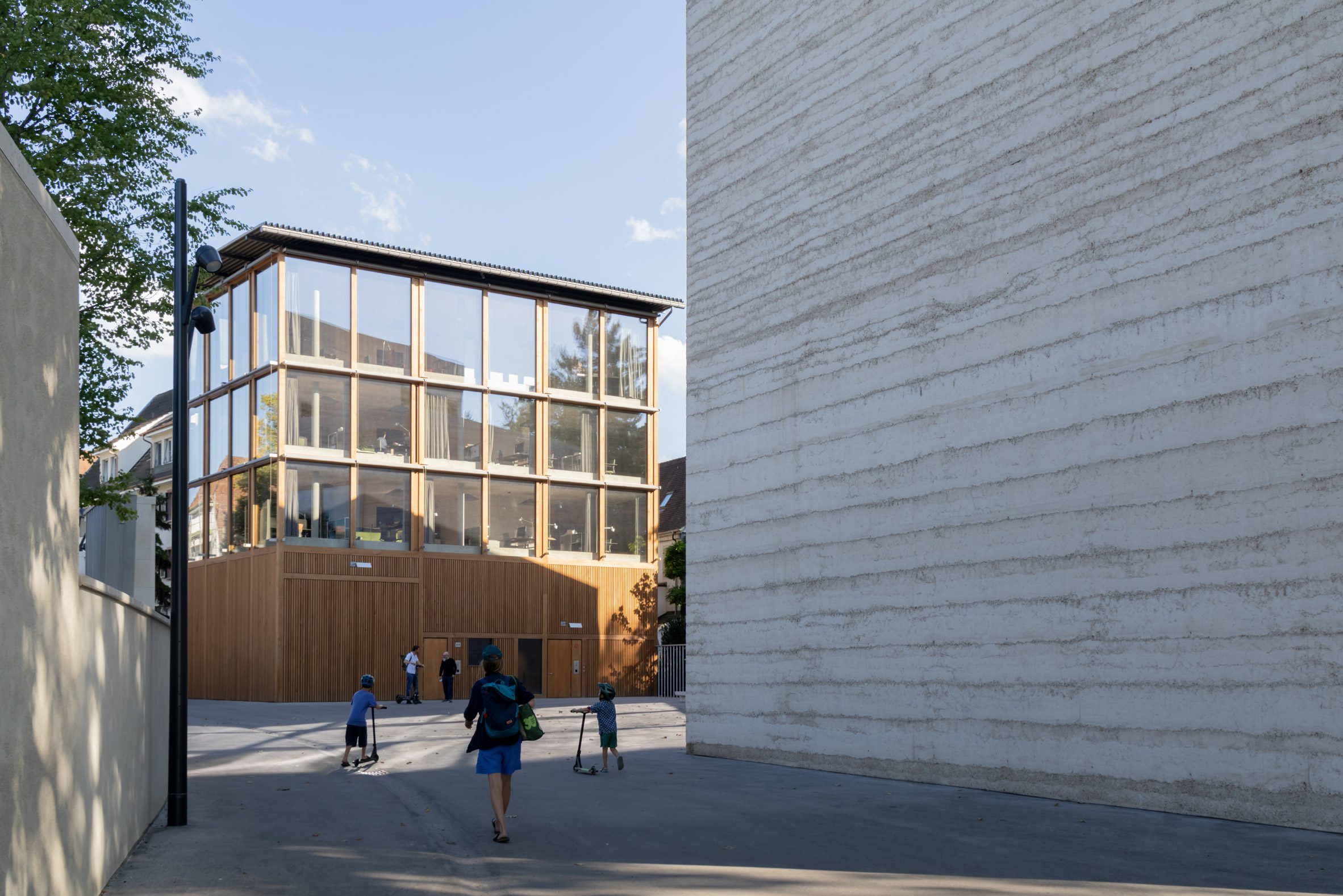 Peter Zumthor Fondation Beyeler rammed concrete facade 2026