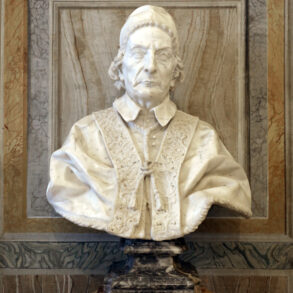 Pietro Bracci Pope Clement XII Corsini marble modello sculpture