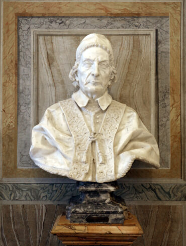 Pietro Bracci Pope Clement XII Corsini marble modello sculpture