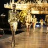 Saint Laurent Anthony Vaccarello Spring Summer 2027 gold runway Paris
