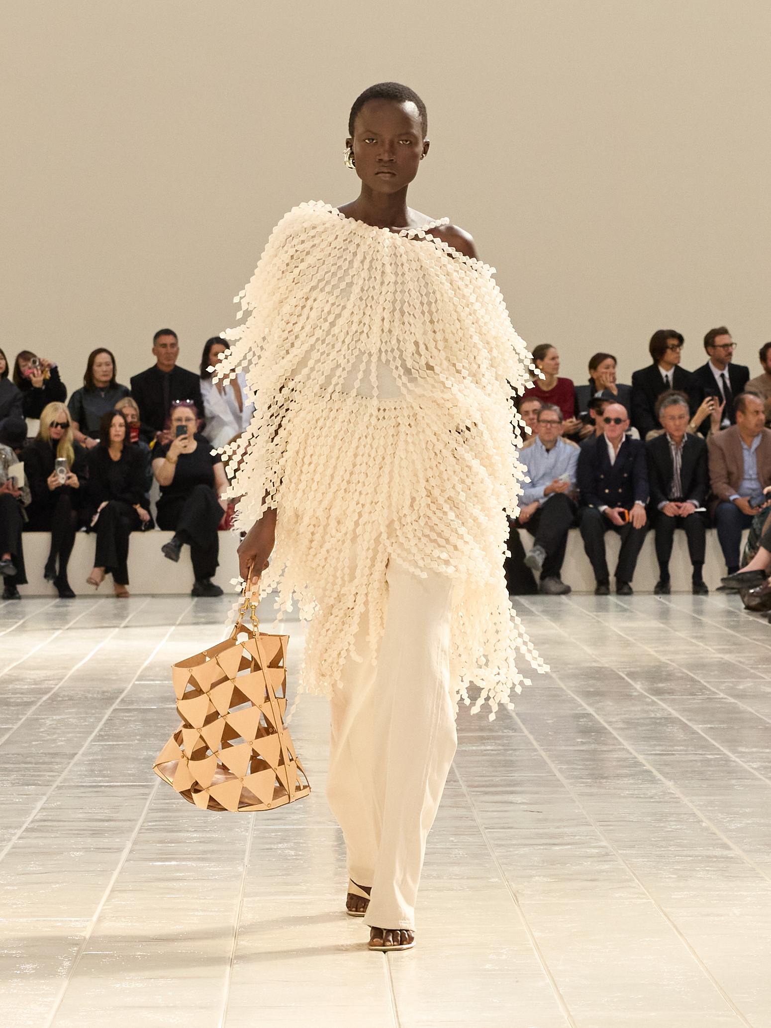 Spring Summer 2027 runway tall leather boot