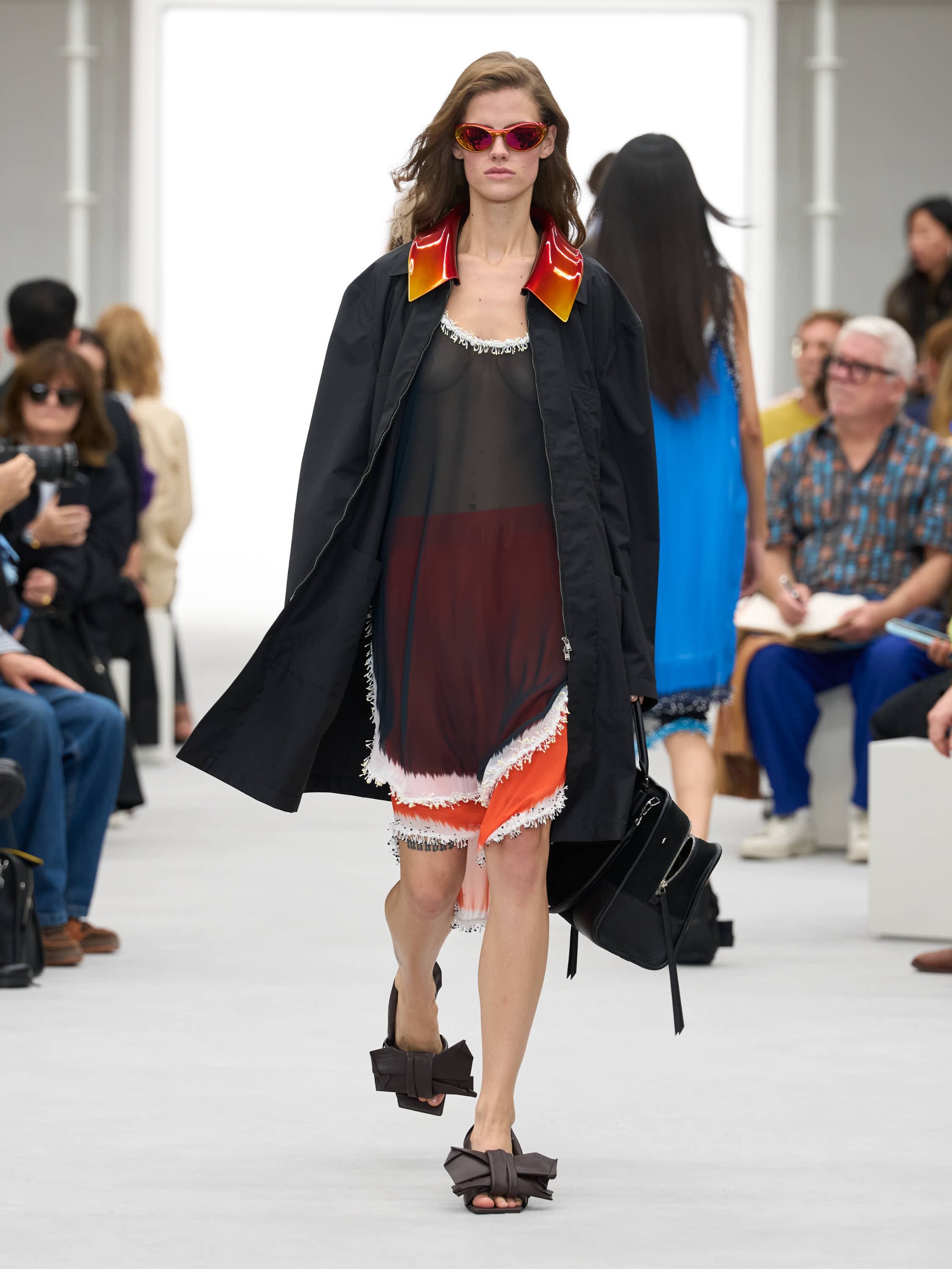 Spring Summer 2027 runway thick platform shoe