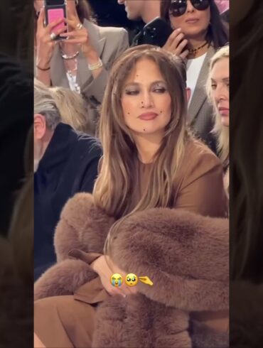 Stella McCartney Spring Summer 2027 Jennifer Lopez brown fur Paris