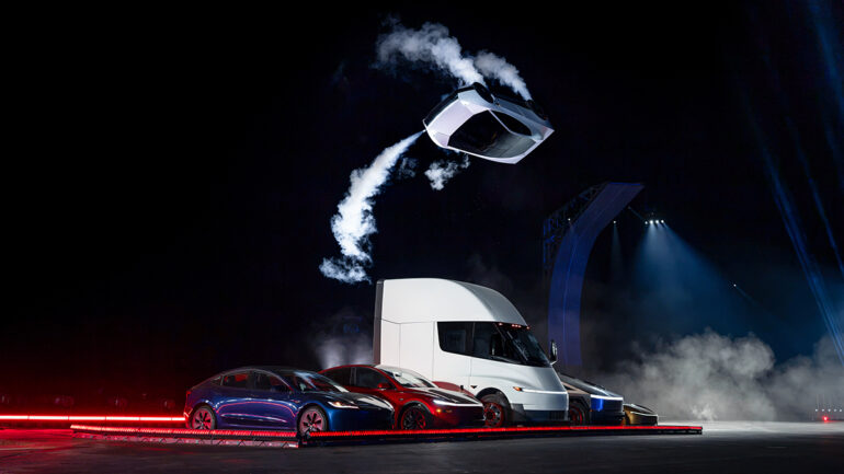 Tesla Roadster prototype SpaceX McGregor Texas 2026