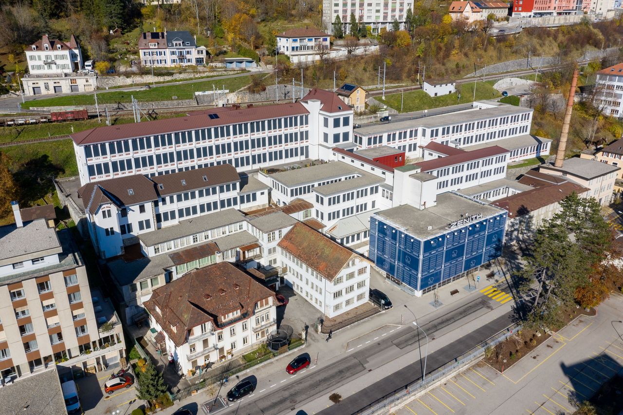 Zenith manufacture building Le Locle facade 2026